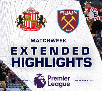 [Highlight] PremierLeague : ซันเดอร์แลนด์ vs เวสต์แฮม